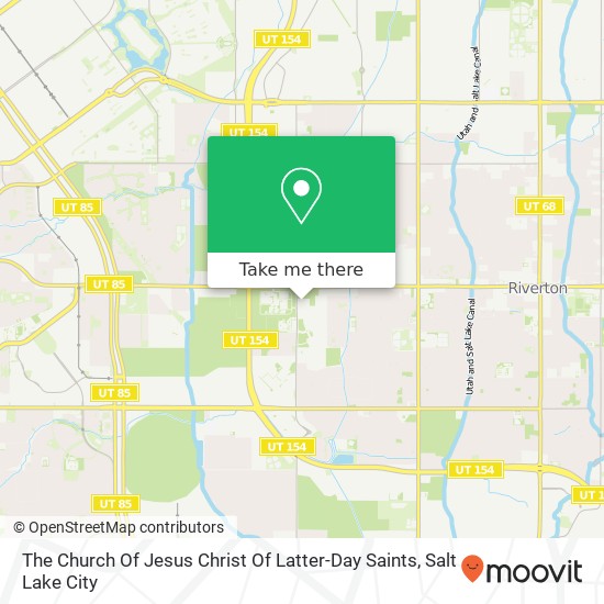 Mapa de The Church Of Jesus Christ Of Latter-Day Saints