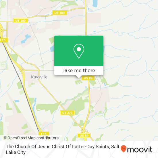 Mapa de The Church Of Jesus Christ Of Latter-Day Saints