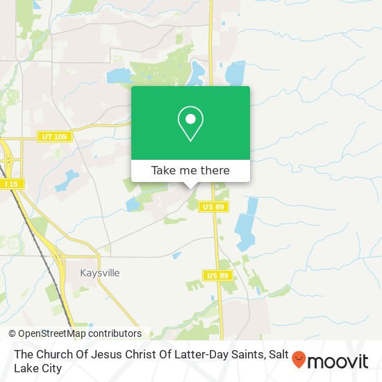 Mapa de The Church Of Jesus Christ Of Latter-Day Saints