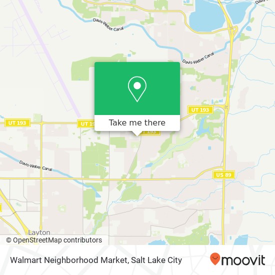 Walmart Neighborhood Market map