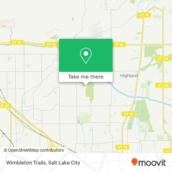 Wimbleton Trails map