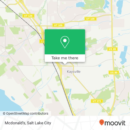 Mcdonald's map