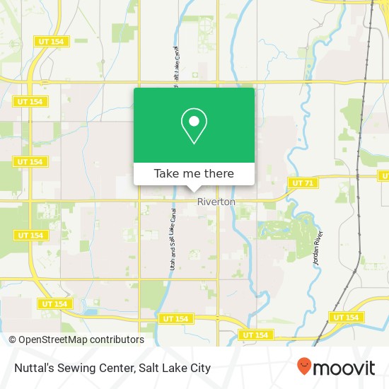 Mapa de Nuttal's Sewing Center