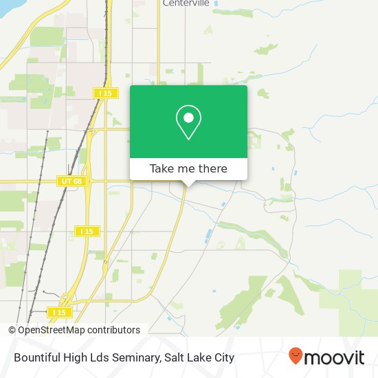 Bountiful High Lds Seminary map