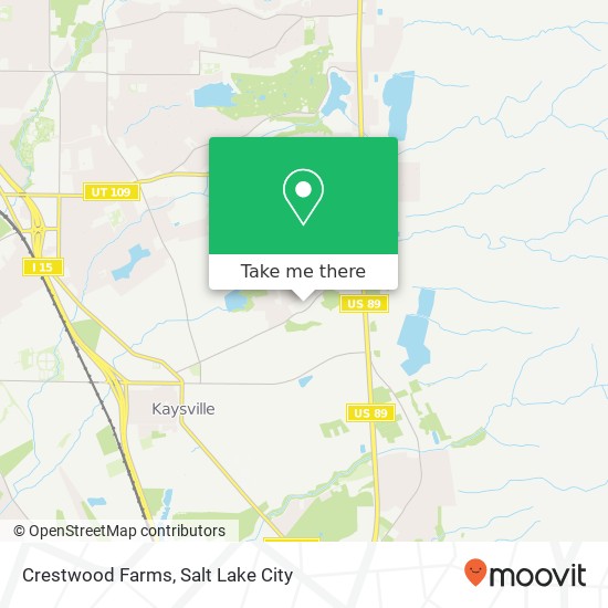 Mapa de Crestwood Farms