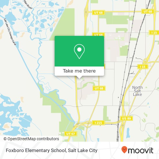 Foxboro Elementary School map