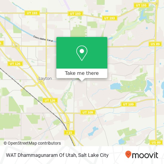 Mapa de WAT Dhammagunaram Of Utah