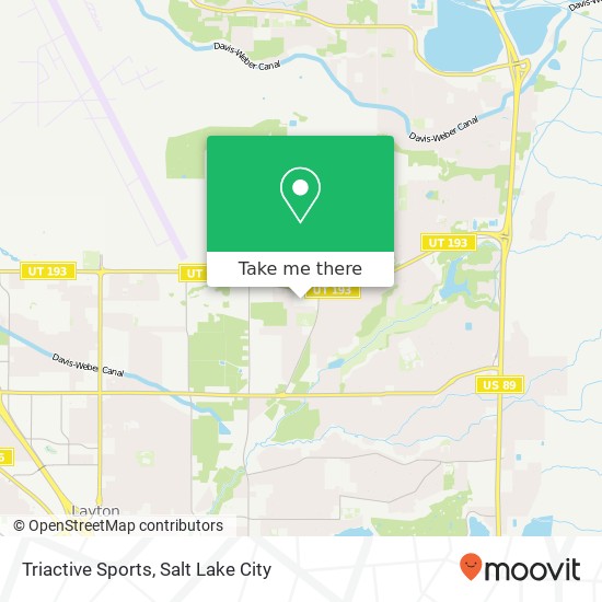 Triactive Sports map