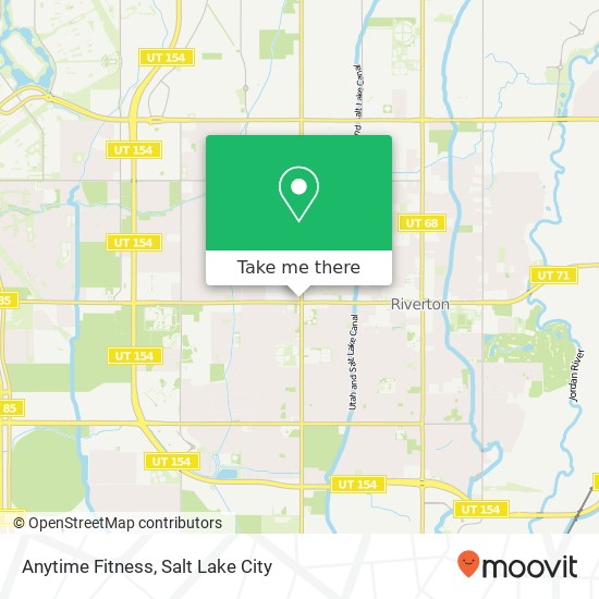 Mapa de Anytime Fitness