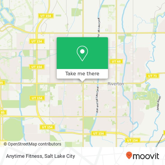 Anytime Fitness map