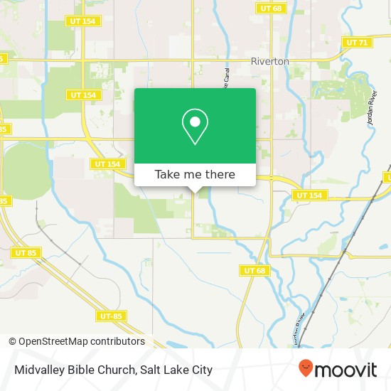 Mapa de Midvalley Bible Church