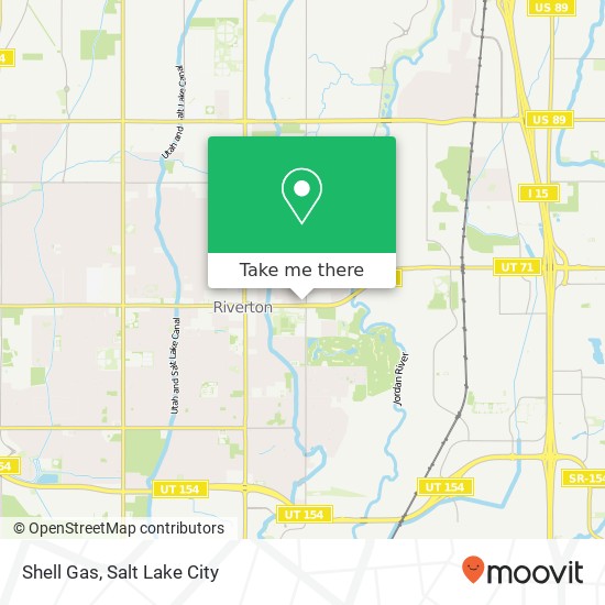 Shell Gas map