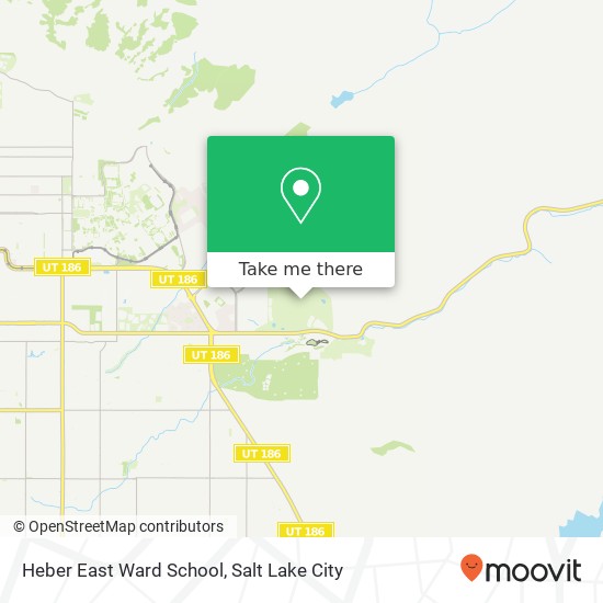 Mapa de Heber East Ward School