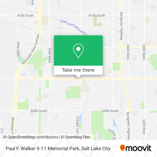 Mapa de Paul F. Walker 9-11 Memorial Park