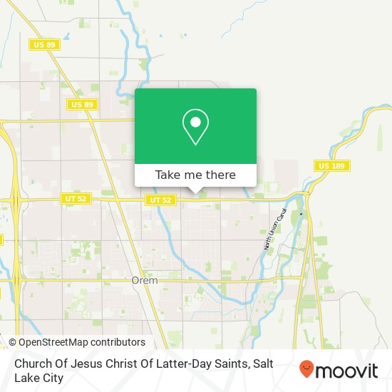 Mapa de Church Of Jesus Christ Of Latter-Day Saints