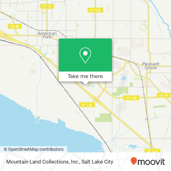 Mountain Land Collections, Inc. map