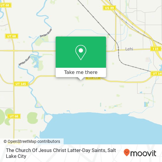 Mapa de The Church Of Jesus Christ Latter-Day Saints