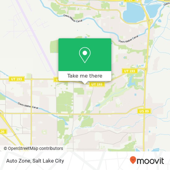 Auto Zone map