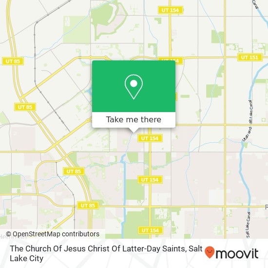 The Church Of Jesus Christ Of Latter-Day Saints map