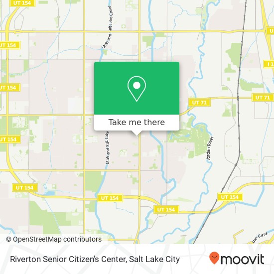 Mapa de Riverton Senior Citizen's Center