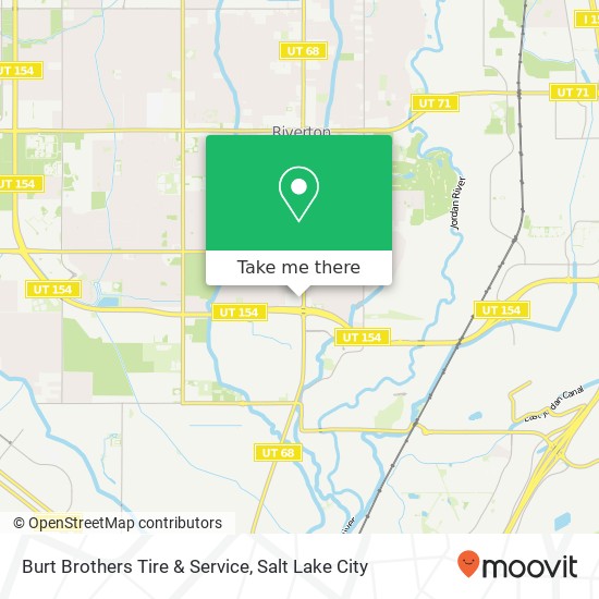 Burt Brothers Tire & Service map