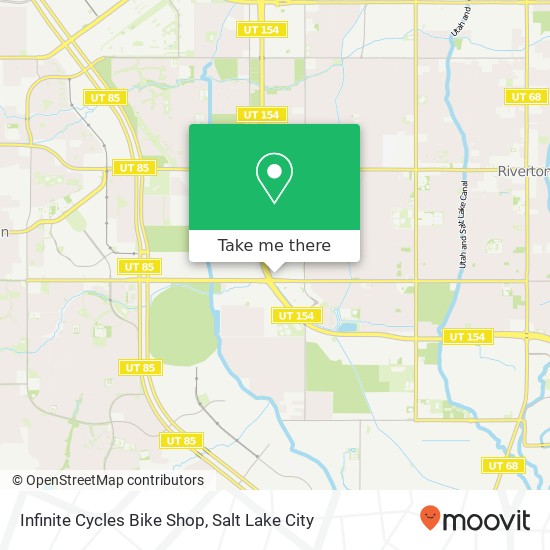 Infinite Cycles Bike Shop map