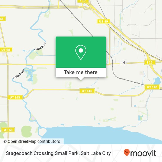 Stagecoach Crossing Small Park map