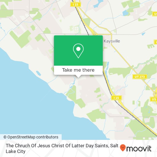 Mapa de The Chruch Of Jesus Christ Of Latter Day Saints