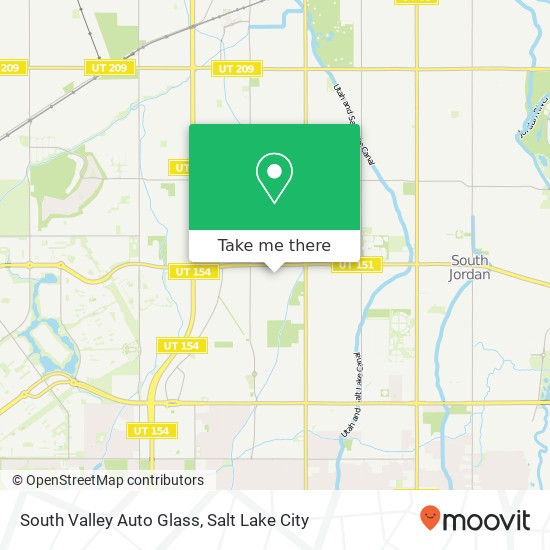South Valley Auto Glass map