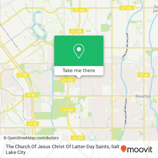 Mapa de The Church Of Jesus Christ Of Latter-Day Saints