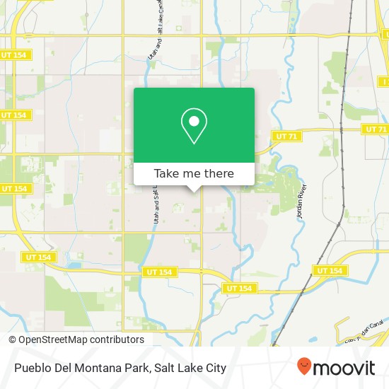 Pueblo Del Montana Park map