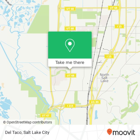 Del Taco map