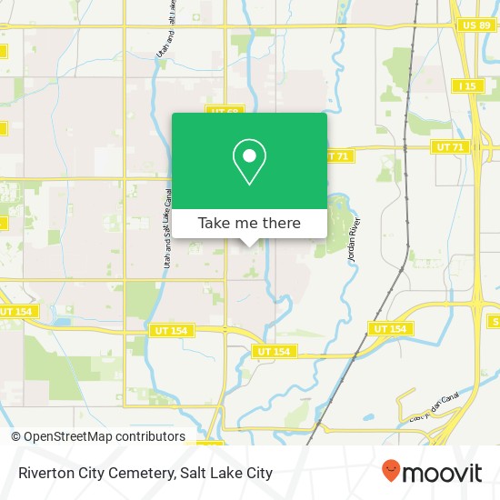 Riverton City Cemetery map