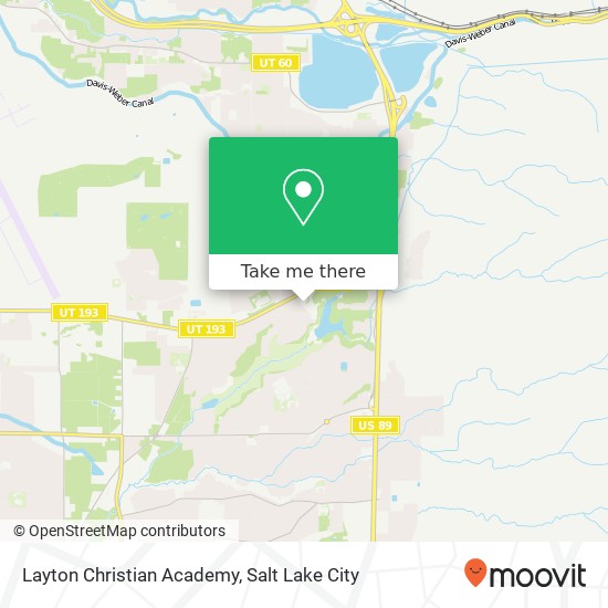 Mapa de Layton Christian Academy