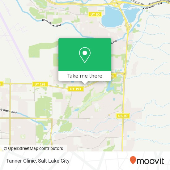 Tanner Clinic map