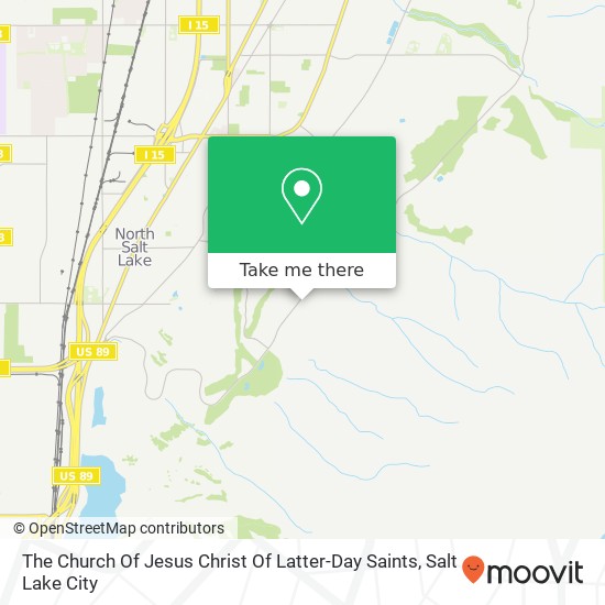 Mapa de The Church Of Jesus Christ Of Latter-Day Saints