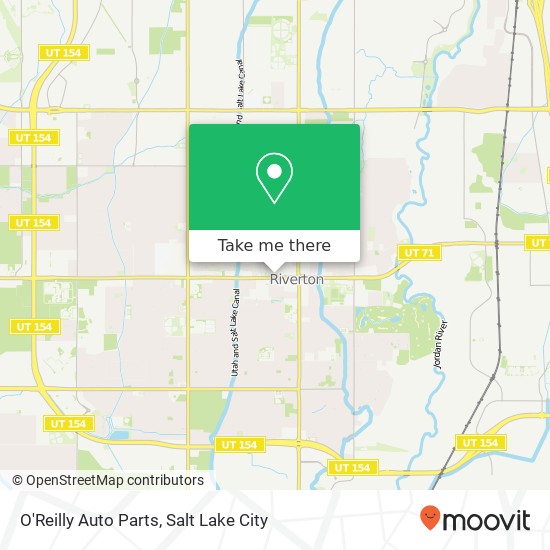 O'Reilly Auto Parts map