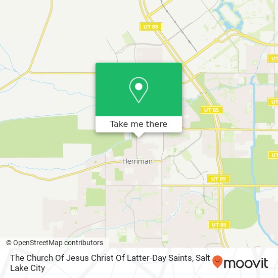 The Church Of Jesus Christ Of Latter-Day Saints map