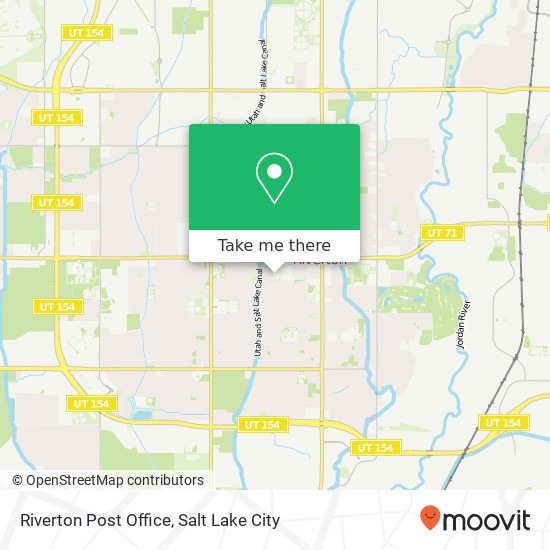 Riverton Post Office map