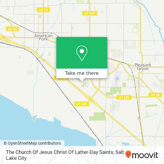 The Church Of Jesus Christ Of Latter-Day Saints map