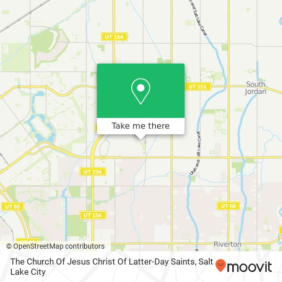 The Church Of Jesus Christ Of Latter-Day Saints map