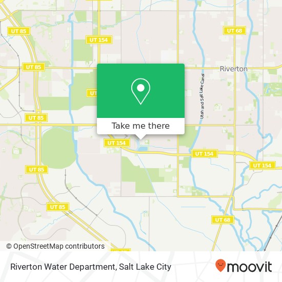 Riverton Water Department map