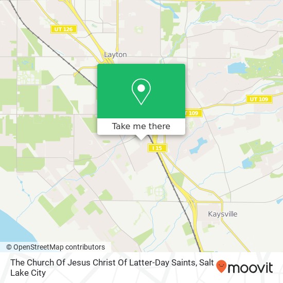 Mapa de The Church Of Jesus Christ Of Latter-Day Saints