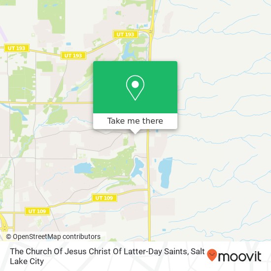 Mapa de The Church Of Jesus Christ Of Latter-Day Saints