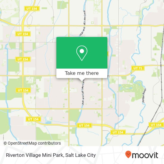 Riverton Village Mini Park map