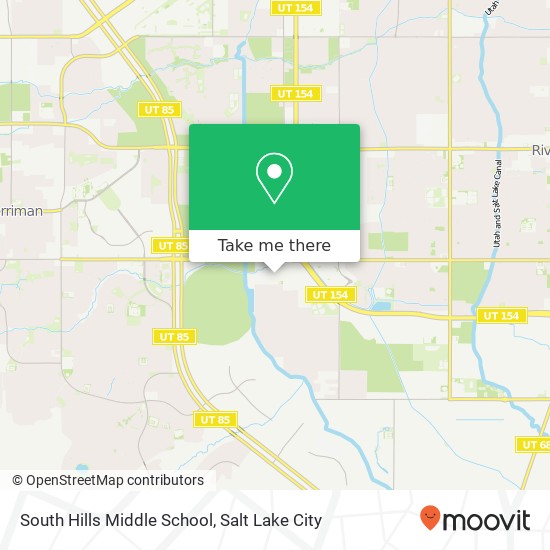 South Hills Middle School map