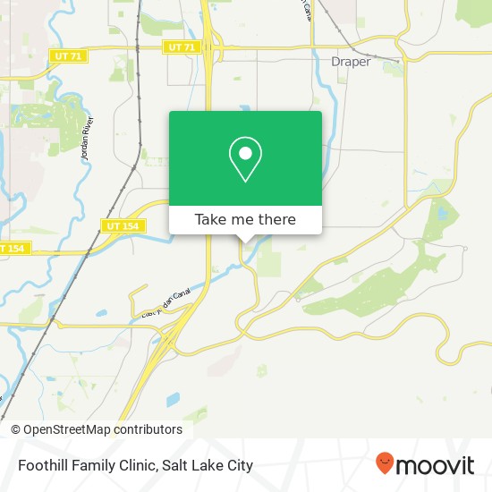 Foothill Family Clinic map