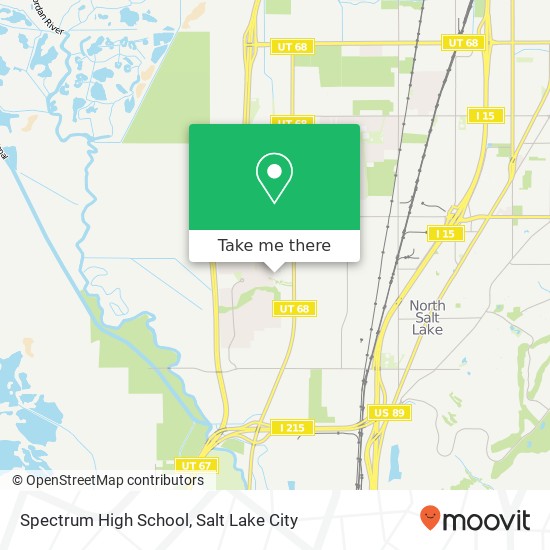 Spectrum High School map