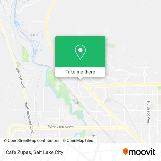 Cafe Zupas map