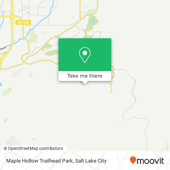 Maple Hollow Trailhead Park map